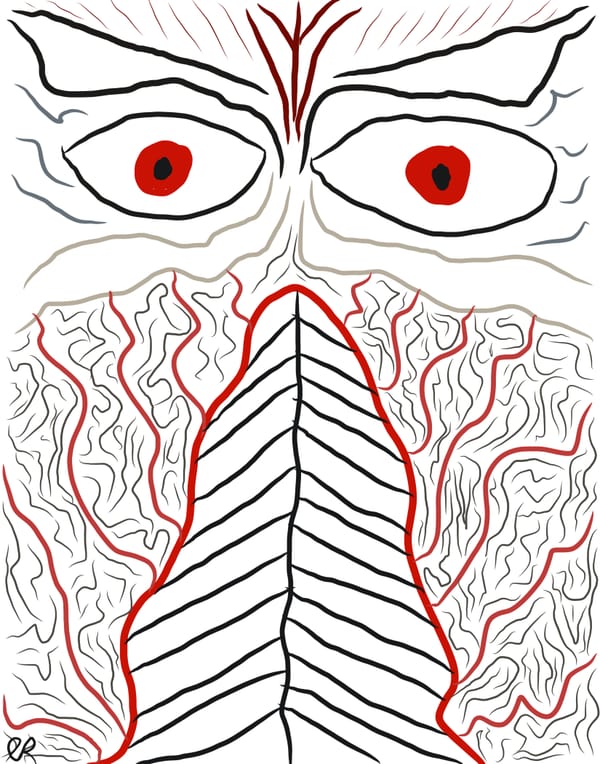 The Eyes That Emerged: A Drawing From My Mental Health Healing Journey